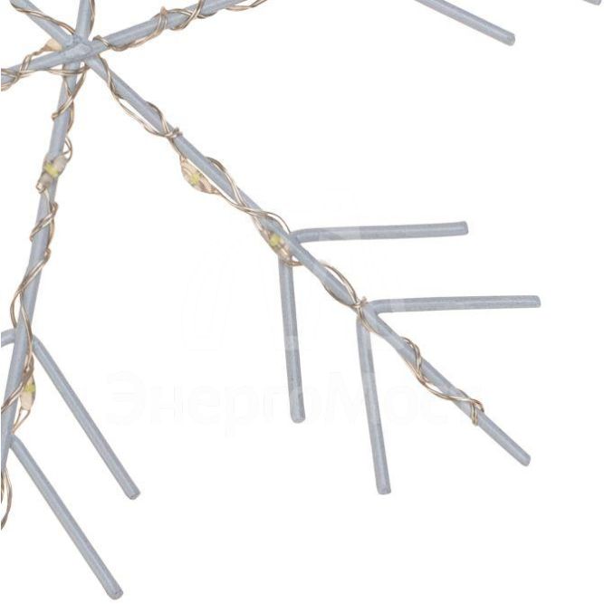 Гирлянда светодиодный занавес из росы с фигурами снежинок IP20 USB + пульт управления бел. Neon-Night 315-845