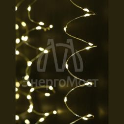 Гирлянда &amp;quot;Занавес-водопад&amp;quot; CLLDM400WW-C-USB-RC 1.5х2м 400 тепл. бел. светодиодов 10 нитей с контроллером для помещений пульт SHLights 4690601050106