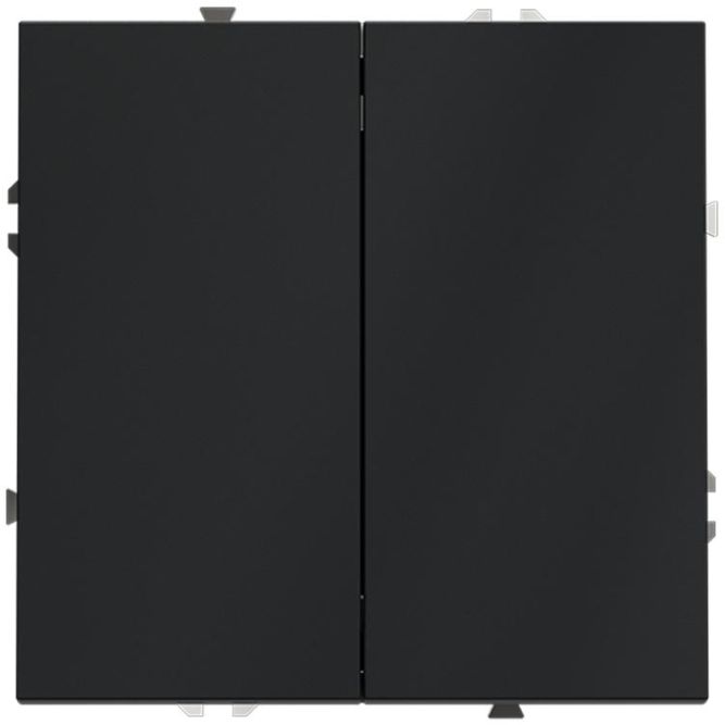 Выключатель 2-кл. СП S70 10А с самовозвратом механизм графит Voltum VLS020607