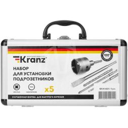 Набор для установки подрозетников SDS PLUS 5 предметов Kranz KR-91-0431