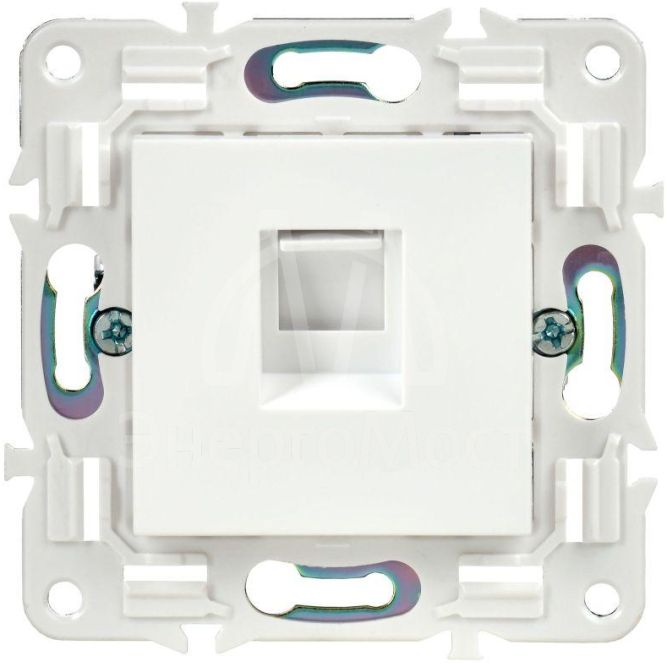 Розетка компьютерная RJ45 кат.5E SKANDY SK-K01W арктич. бел. IEK SK-K10-1-K01