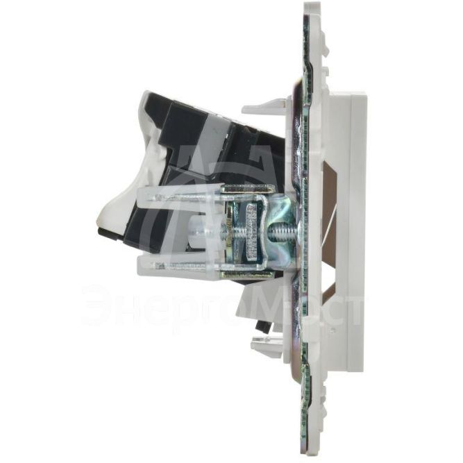 Розетка компьютерная RJ45 кат.5E SKANDY SK-K01W арктич. бел. IEK SK-K10-1-K01