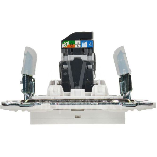 Розетка компьютерная RJ45 кат.5E SKANDY SK-K01W арктич. бел. IEK SK-K10-1-K01