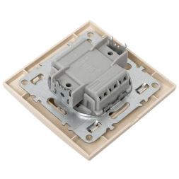 Выключатель 2-кл. СП Минск 10А IP20 беж. EKF ERV10-023-20