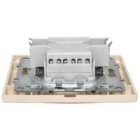 Выключатель 2-кл. СП Минск 10А IP20 беж. EKF ERV10-023-20