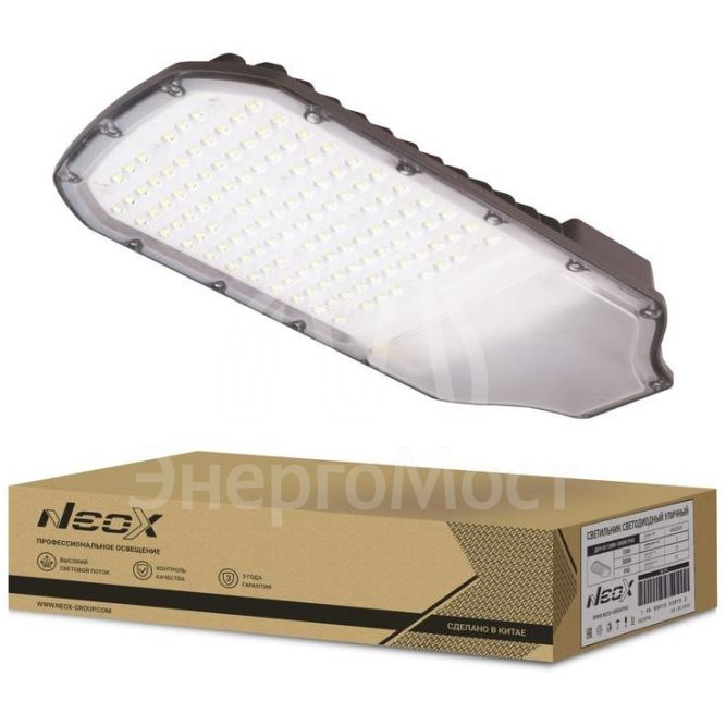 Светильник уличный светодиодный ДКУ-03 120Вт 230В 5000К 16800лм 140лм/Вт IP65 линзованный NEOX 4690612038155