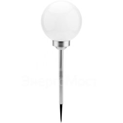 Светильник светодиодный ШАР ф250 с встроен. солнечной панелью и аккумулятором датчиком света Lamper 602-1005