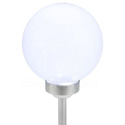 Светильник светодиодный ШАР ф250 с встроен. солнечной панелью и аккумулятором датчиком света Lamper 602-1005