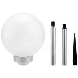 Светильник светодиодный ШАР ф250 с встроен. солнечной панелью и аккумулятором датчиком света Lamper 602-1005