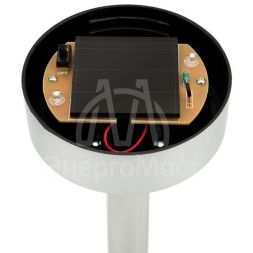 Светильник светодиодный ШАР ф250 с встроен. солнечной панелью и аккумулятором датчиком света Lamper 602-1005