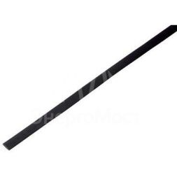 Трубка термоусадочная 5.0/2.5 1м черн. Rexant 20-5006