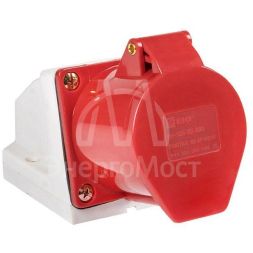 Розетка наружн. уст. 32А 380В 3P+РЕ+N IP44 (125) EKF ps-125-32-380