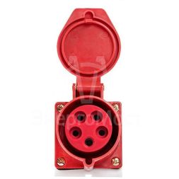 Розетка наружн. уст. 32А 380В 3P+РЕ+N IP44 (125) EKF ps-125-32-380