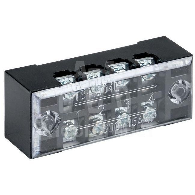 Терминал клеммный TB-1504 до 1.5кв.мм 15А 4 клеммные пары EKF tb-1504