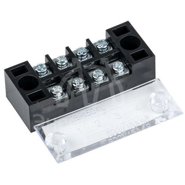Терминал клеммный TB-1504 до 1.5кв.мм 15А 4 клеммные пары EKF tb-1504