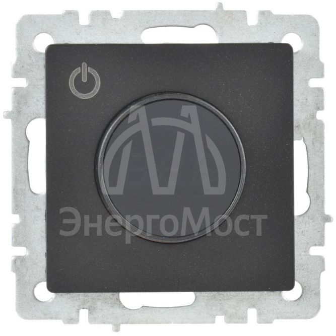 Термостат электронный с индикацией BRITE СП IP20 ТС10-1-БрЧ черн. IEK BR-RT11-K02