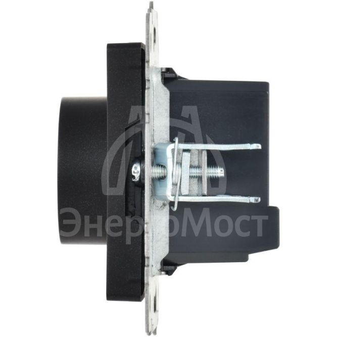 Термостат электронный с индикацией BRITE СП IP20 ТС10-1-БрЧ черн. IEK BR-RT11-K02