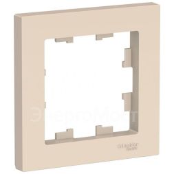 Рамка 1-м AtlasDesign беж. SchE ATN000201