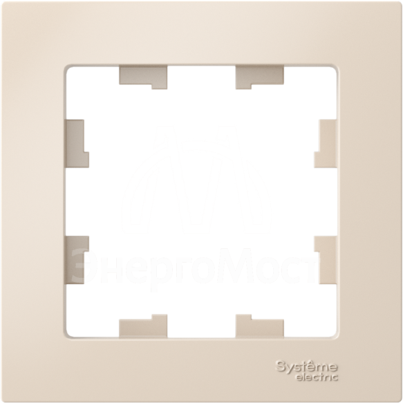 Рамка 1-м AtlasDesign беж. SchE ATN000201