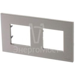 Рамка 2-м 4мод. Zenit шампань ABB 2CLA227200N1901