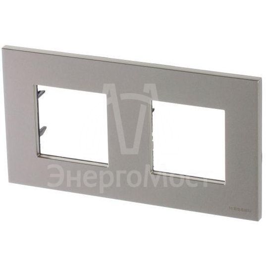 Рамка 2-м 4мод. Zenit шампань ABB 2CLA227200N1901