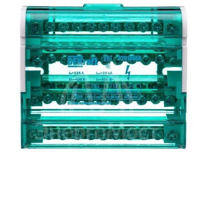 Кросс-модуль на DIN-рейку 4х11 групп 125А ШН-103 SchE 32018DEK