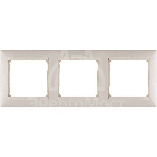 Рамка 3-м Valena горизонт. сл. кость Leg 774353