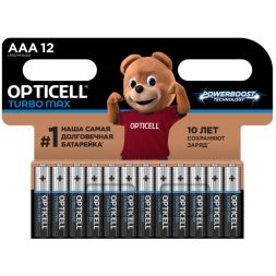 Элемент питания алкалиновый AAA/LR03 (блист. 12шт) Turbo Max Opticell 6053010