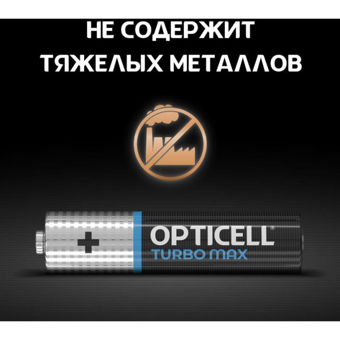 Элемент питания алкалиновый AAA/LR03 (блист. 12шт) Turbo Max Opticell 6053010