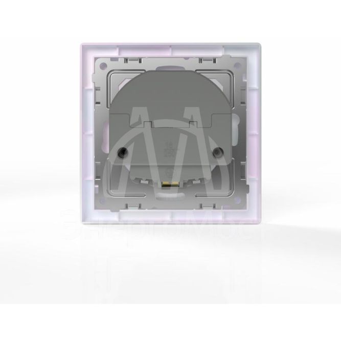 Розетка 1-м СП Pixel IP20 с заземл. с 2-мя заряд. устр. USB тип A+C механизм перламутр. TOKOV ELECTRIC TKE-PX-R1U2AC-C04