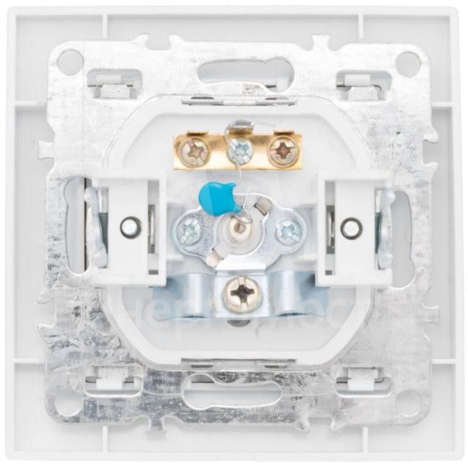 Розетка TV 1-м СП Минск 75Ом 5-862МГц бел. Basic EKF ERA00-027-10