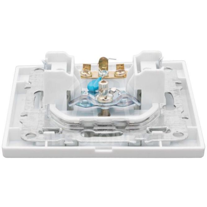 Розетка TV 1-м СП Минск 75Ом 5-862МГц бел. Basic EKF ERA00-027-10