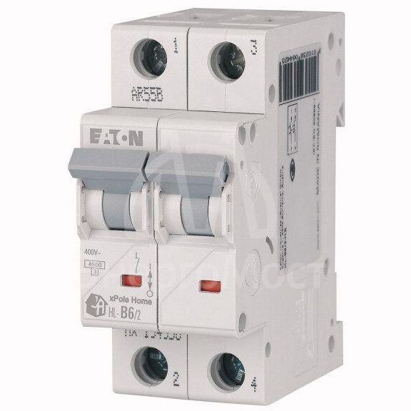Выключатель автоматический модульный 2п C 63А 4.5кА HL-C63/2 EATON 194777