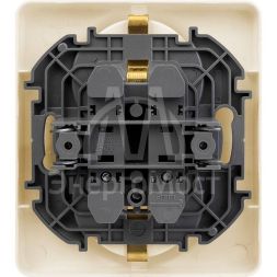 Розетка Inspiria 16А 250В 2х2P+E немецк. стандарт сл. кость Leg 673751