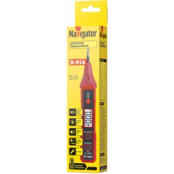 Детектор 95 791 NMT-D-91A (вольтметр. дисплей. фонарик) Navigator 95791
