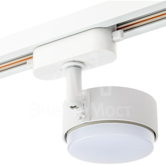 Светильник трековый ARTLINE поворотный шар 82х82х30мм GX53 230В алюм. 4кв.м бел. Ritter 59923 8