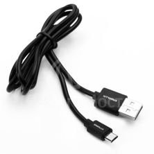 Кабель USB ELX-CDC01P-C02 ПРОМО USB Micro USB 2А 1м зарядка+передача данных пакет черн. ERGOLUX 15088