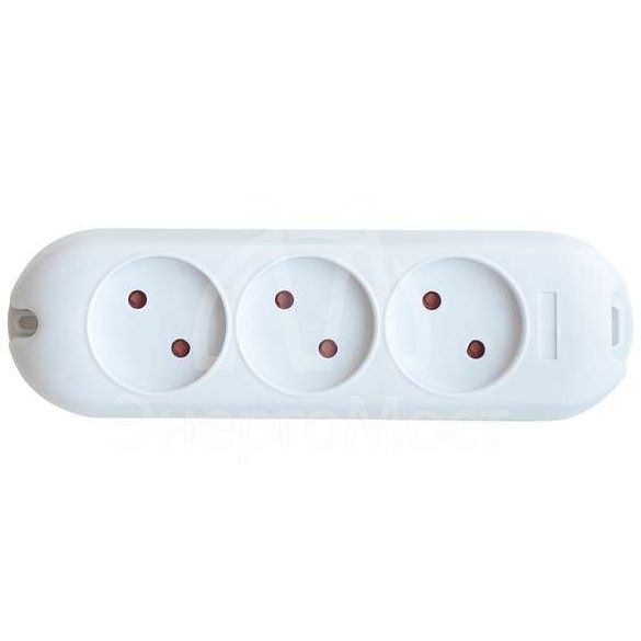 Колодка удлинителя 3N-SMART 3-м 5230 10А без заземл. IN HOME 4690612010441