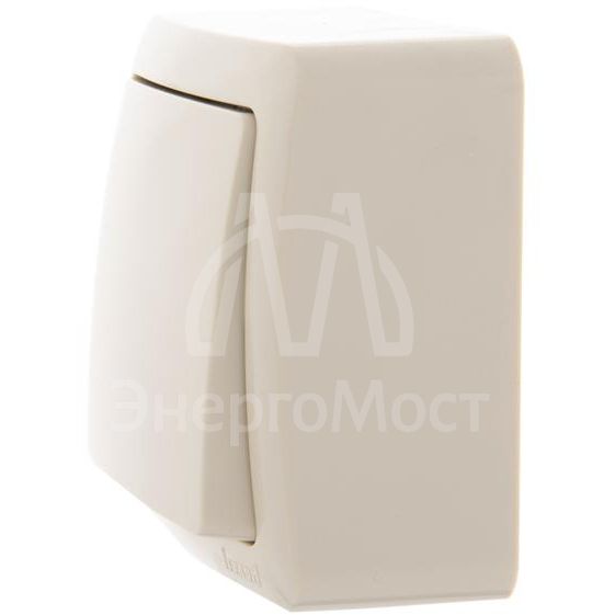 Выключатель 1-кл. 1п ОП Viola 10А IP20 крем. LEZARD 751-0300-100