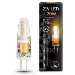 Лампа светодиодная Black G4 2Вт капсульная 2700К тепл. бел. G4 190лм 12В Gauss 207707102