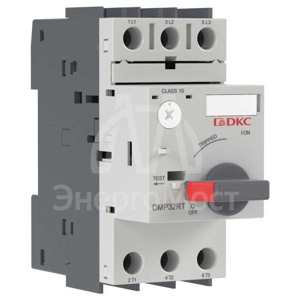 Выключатель автоматический защиты двигателя YON DMP32RT с уставкой 25-32A 3P 50кА YON DMP32RT-0032