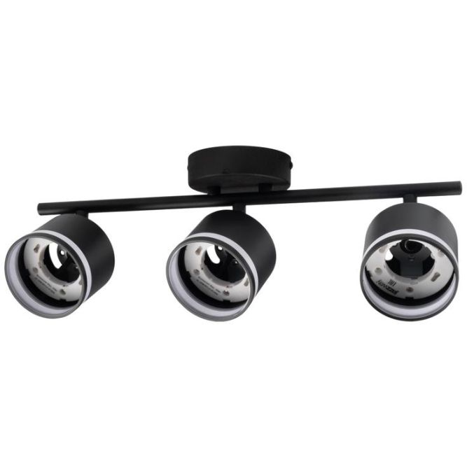 Светильник PCL-0703 max 20Вт (каждая лампа) 3xGX53 IP20 230В BL настен./потолочн. декор. под лампу JazzWay 5066847