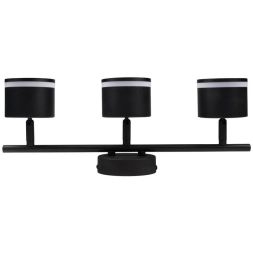 Светильник PCL-0703 max 20Вт (каждая лампа) 3xGX53 IP20 230В BL настен./потолочн. декор. под лампу JazzWay 5066847