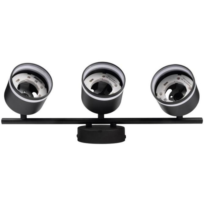 Светильник PCL-0703 max 20Вт (каждая лампа) 3xGX53 IP20 230В BL настен./потолочн. декор. под лампу JazzWay 5066847