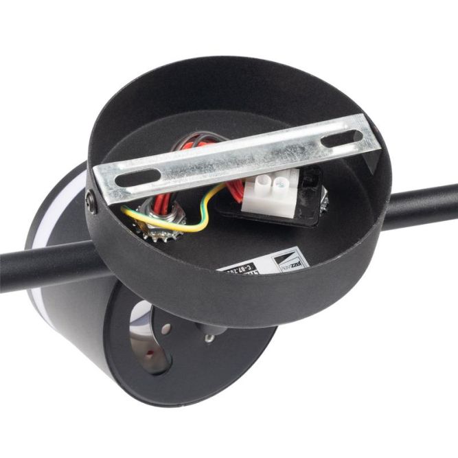 Светильник PCL-0703 max 20Вт (каждая лампа) 3xGX53 IP20 230В BL настен./потолочн. декор. под лампу JazzWay 5066847