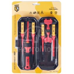 Набор диэлектр. отверток &amp;quot;Профи&amp;quot; НИО-4405 КВТ 83785