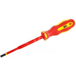 Отвертка диэлектрическая SLIM SL5.5х125 Т2 ARMA2L 5 IEK A2L5-SC31-T2-SL-55-125