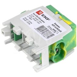 Клемма распределительная КСР с двойным винтом 2х35/2х25 желт./зел. PROxima EKF ksr-2.35-2.25-y-green