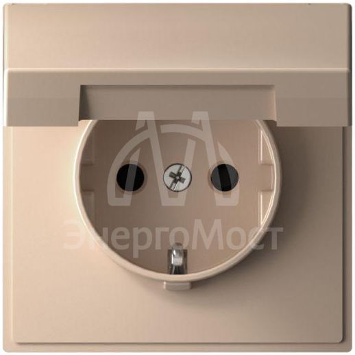 Розетка ArtGallery 16А IP20 с заземл. защ. шторки с крышкой механизм песочн. SE GAL001246