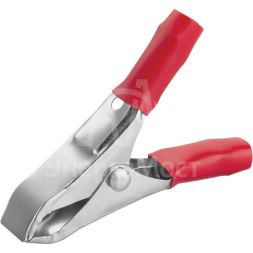 Зажим &amp;quot;крокодил&amp;quot; 10А 80 857 OAC-10A-50-R25 красн. ОНЛАЙТ 80857